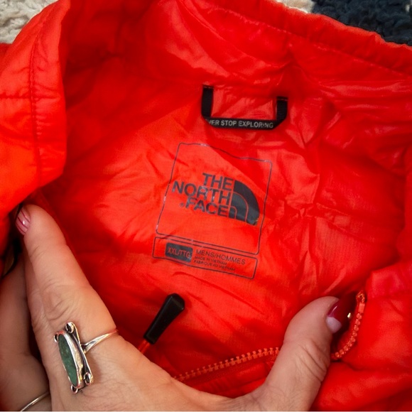The North Face Puffer Thermoball Winter Jacket Orange Mens XXL - Picture 4 of 5